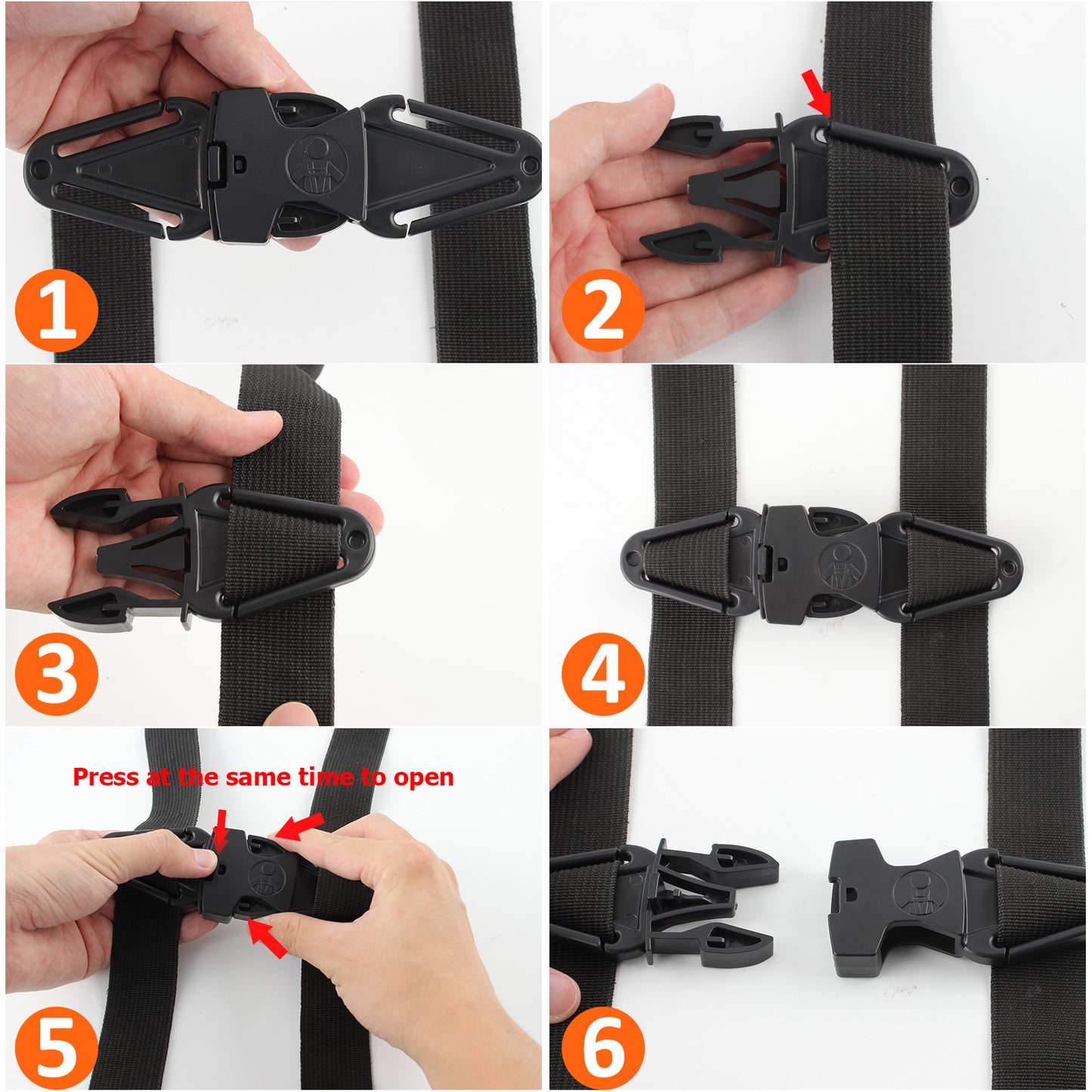 Anti Escape Baby Harness Chest Clips(2 Pack)