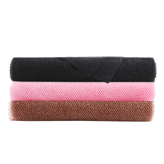 African Net Sponge, 80×30cm(Black+Brown+Pink)