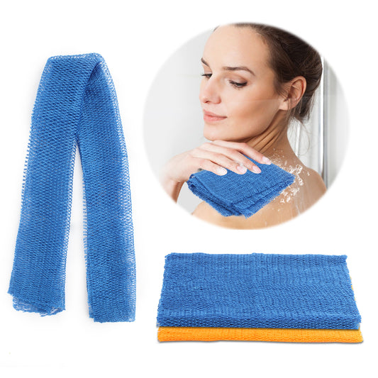 Knotted African Net Sponge（Blue+Orange）