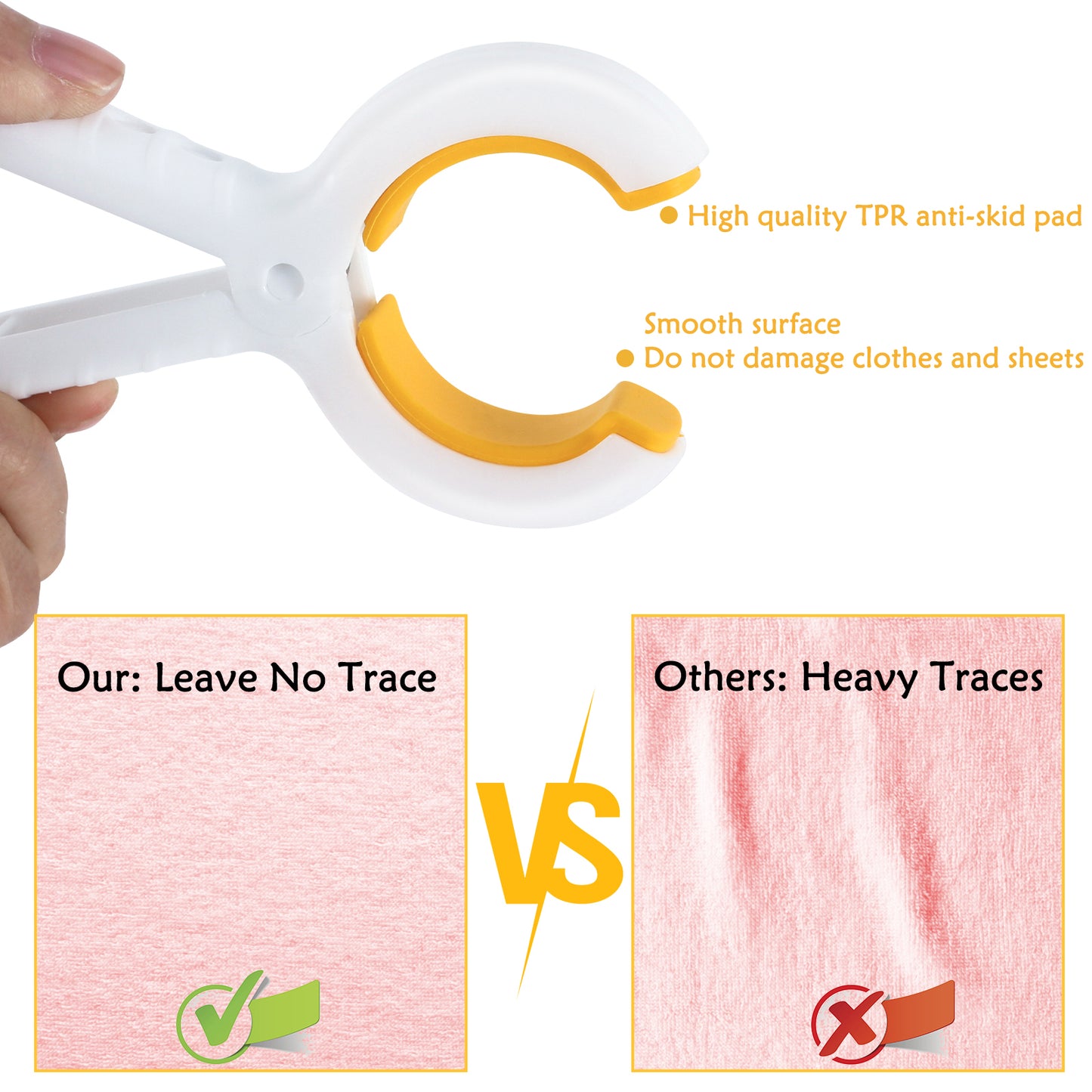 6pcs Towel Clips for Sun Loungers