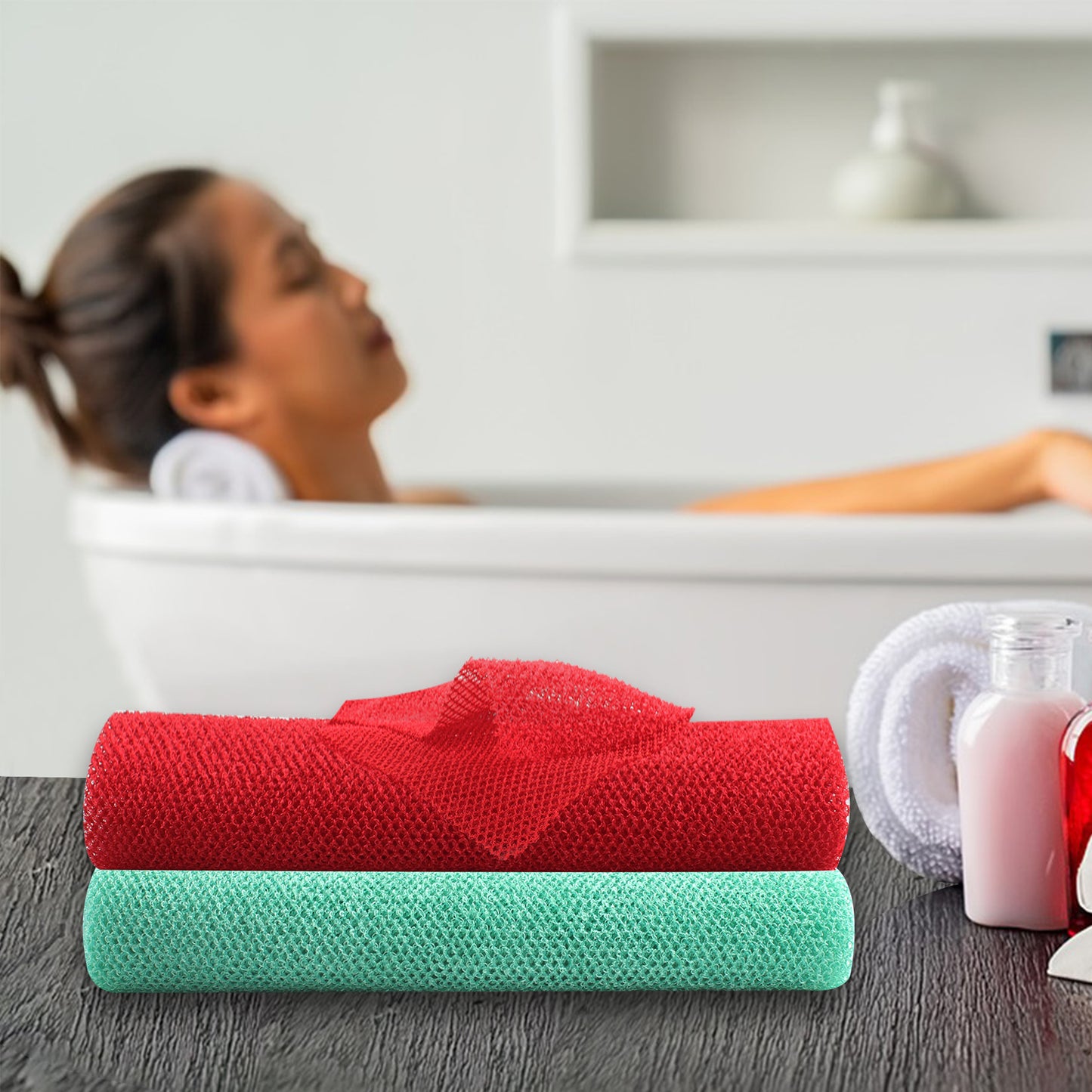 African Net Sponge（Red+Green）