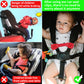 Anti Escape Baby Harness Chest Clip, Red Monkey(2 Pack)