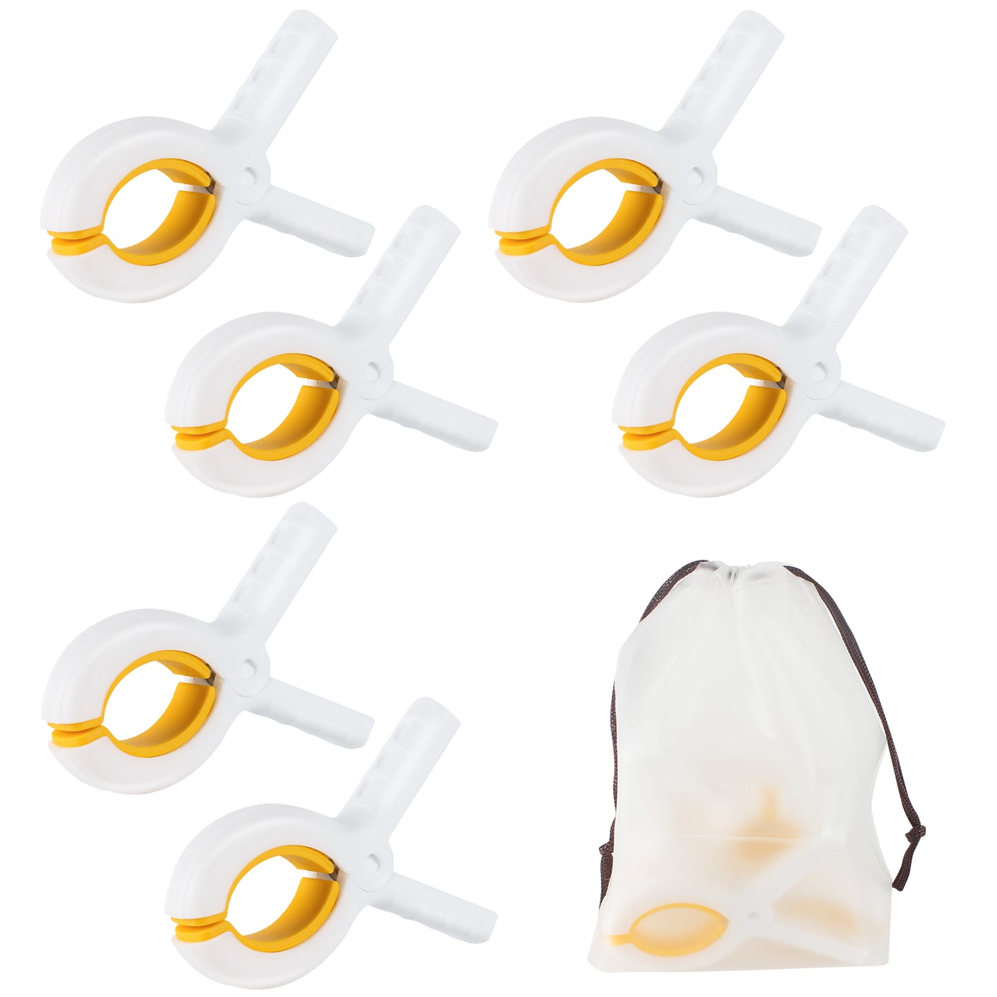 6pcs Towel Clips for Sun Loungers