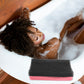Knotted African Net Sponge（Black+Pink）